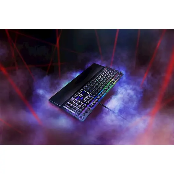 კლავიატურა Razer RZ03-01870700-R3R1 Gaming Keyboard Huntsman Elite, Clicky Optical Purple Switch, USB, RGB, Black, 8 image - TechMall.geკლავიატურა Razer RZ03-01870700-R3R1 Gaming Keyboard Huntsman Elite, Clicky Optical Purple Switch, USB, RGB, Black, 8 image - TechMall.ge ,კლავიატურა Razer RZ03-01870700-R3R1 Gaming Keyboard Huntsman Elite, Clicky Optical Purple Switch, USB, RGB, Black, 8 image - TechMall.ge