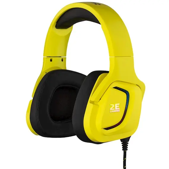 ყურსასმენი 2E HG340 Wired Gaming Headset RGB, USB 7.1, Yellow, 3 image - TechMall.geყურსასმენი 2E HG340 Wired Gaming Headset RGB, USB 7.1, Yellow, 3 image - TechMall.ge ,ყურსასმენი 2E HG340 Wired Gaming Headset RGB, USB 7.1, Yellow, 3 image - TechMall.ge