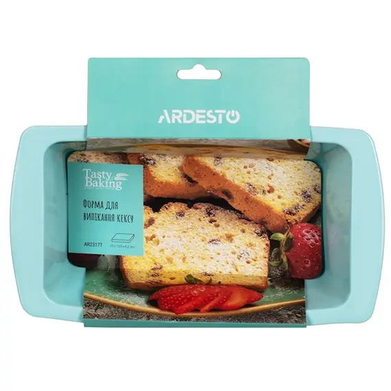 საცხობი ფორმა Ardesto AR2317T Loaf Pan Tasty Baking, Silicone, Blue, 2 image - TechMall.geსაცხობი ფორმა Ardesto AR2317T Loaf Pan Tasty Baking, Silicone, Blue, 2 image - TechMall.ge ,საცხობი ფორმა Ardesto AR2317T Loaf Pan Tasty Baking, Silicone, Blue, 2 image - TechMall.ge