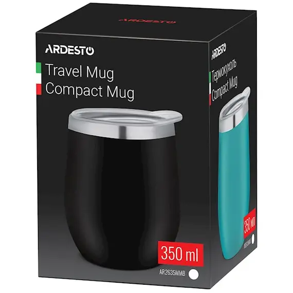 თერმო ჭიქა Ardesto AR2635MMB 350ml Travel mug Compact mug Black, 3 image - TechMall.geთერმო ჭიქა Ardesto AR2635MMB 350ml Travel mug Compact mug Black, 3 image - TechMall.ge ,თერმო ჭიქა Ardesto AR2635MMB 350ml Travel mug Compact mug Black, 3 image - TechMall.ge