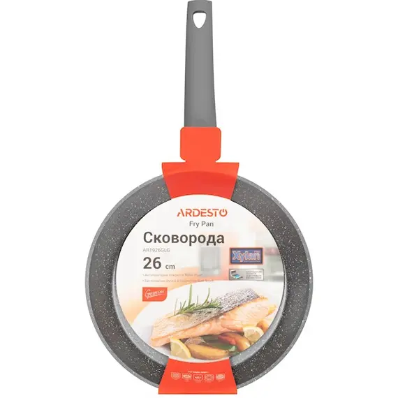 ტაფა Ardesto AR1926GLG 26cm, Grey, 3 image - TechMall.geტაფა Ardesto AR1926GLG 26cm, Grey, 3 image - TechMall.ge ,ტაფა Ardesto AR1926GLG 26cm, Grey, 3 image - TechMall.ge