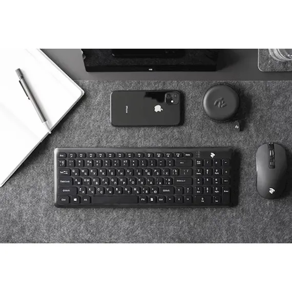 კლავიატურა 2E KS230WB, USB, Wireless Keyboard, Black, 6 image - TechMall.geკლავიატურა 2E KS230WB, USB, Wireless Keyboard, Black, 6 image - TechMall.ge ,კლავიატურა 2E KS230WB, USB, Wireless Keyboard, Black, 6 image - TechMall.ge