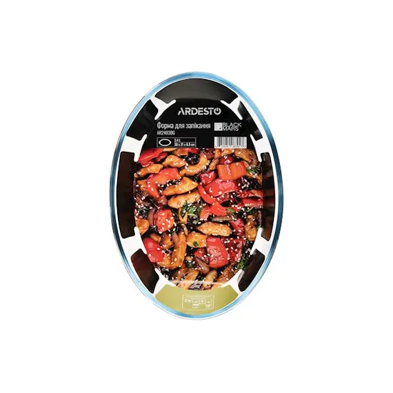 საცხობი ჭურჭელი Ardesto AR2403BG 2.4L Baking Dish Black Mars Oval, 3 image - TechMall.geსაცხობი ჭურჭელი Ardesto AR2403BG 2.4L Baking Dish Black Mars Oval, 3 image - TechMall.ge ,საცხობი ჭურჭელი Ardesto AR2403BG 2.4L Baking Dish Black Mars Oval, 3 image - TechMall.ge