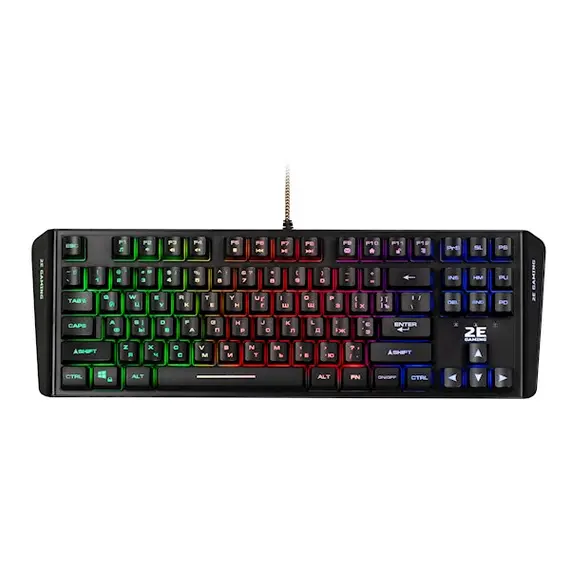 კლავიატურა 2E KG355 LED, USB, Wired, Gaming Keyboard Black - TechMall.geკლავიატურა 2E KG355 LED, USB, Wired, Gaming Keyboard Black - TechMall.ge ,კლავიატურა 2E KG355 LED, USB, Wired, Gaming Keyboard Black - TechMall.ge