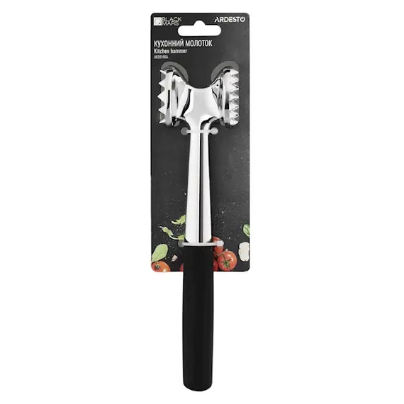 ხორცის საკეპი Ardesto AR2019SA 22.5cm Kitchen Hammer Black Mars, 2 image - TechMall.geხორცის საკეპი Ardesto AR2019SA 22.5cm Kitchen Hammer Black Mars, 2 image - TechMall.ge ,ხორცის საკეპი Ardesto AR2019SA 22.5cm Kitchen Hammer Black Mars, 2 image - TechMall.ge