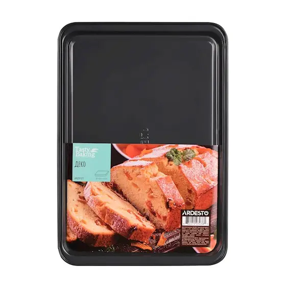 Baking form Ardesto AR2312T Oven Tray, Tasty Baking, 37x26x1.6cm, Carbon Steel, 2 image - TechMall.geBaking form Ardesto AR2312T Oven Tray, Tasty Baking, 37x26x1.6cm, Carbon Steel, 2 image - TechMall.ge ,Baking form Ardesto AR2312T Oven Tray, Tasty Baking, 37x26x1.6cm, Carbon Steel, 2 image - TechMall.ge