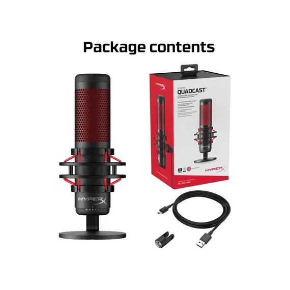 მიკროფონი HyperX Quad  Cast Black Red Hyper X  HX-MICQC-BK, 3 image - TechMall.geმიკროფონი HyperX Quad  Cast Black Red Hyper X  HX-MICQC-BK, 3 image - TechMall.ge ,მიკროფონი HyperX Quad  Cast Black Red Hyper X  HX-MICQC-BK, 3 image - TechMall.ge