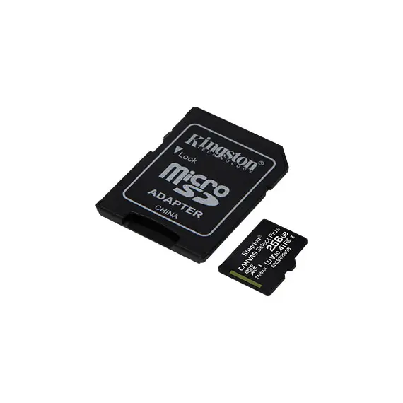 მეხსიერების ბარათი Kingston 256GB microSDXC C10 UHS-I R100/W85MB/s Canvas Select Plus + SD, 2 image - TechMall.geმეხსიერების ბარათი Kingston 256GB microSDXC C10 UHS-I R100/W85MB/s Canvas Select Plus + SD, 2 image - TechMall.ge ,მეხსიერების ბარათი Kingston 256GB microSDXC C10 UHS-I R100/W85MB/s Canvas Select Plus + SD, 2 image - TechMall.ge