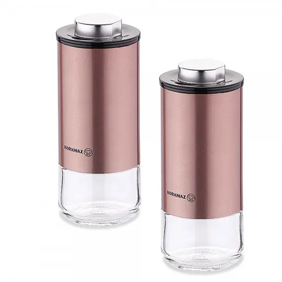 მარილის და პილპილის ნარები Korkmaz A5521-2 Salt&Pepper Set Rosegold - TechMall.geმარილის და პილპილის ნარები Korkmaz A5521-2 Salt&Pepper Set Rosegold - TechMall.ge ,მარილის და პილპილის ნარები Korkmaz A5521-2 Salt&Pepper Set Rosegold - TechMall.ge