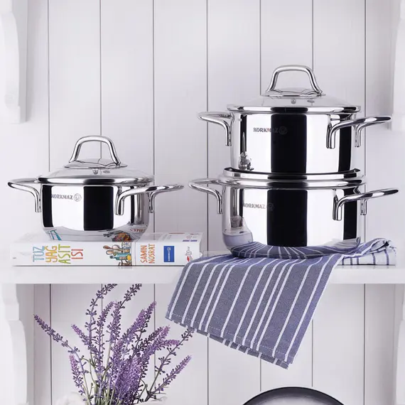 ქვაბი Korkmaz A1652 Casserole 14x7 cm / 1,0 Lt, 3 image - TechMall.geქვაბი Korkmaz A1652 Casserole 14x7 cm / 1,0 Lt, 3 image - TechMall.ge ,ქვაბი Korkmaz A1652 Casserole 14x7 cm / 1,0 Lt, 3 image - TechMall.ge