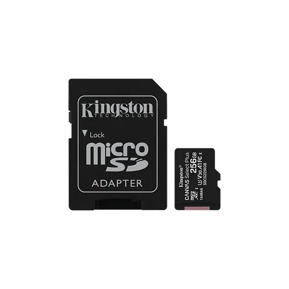 მეხსიერების ბარათი Kingston 256GB microSDXC C10 UHS-I R100/W85MB/s Canvas Select Plus + SD - TechMall.geმეხსიერების ბარათი Kingston 256GB microSDXC C10 UHS-I R100/W85MB/s Canvas Select Plus + SD - TechMall.ge ,მეხსიერების ბარათი Kingston 256GB microSDXC C10 UHS-I R100/W85MB/s Canvas Select Plus + SD - TechMall.ge