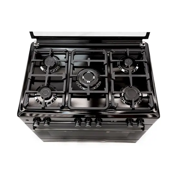 გაზქურა Oz OE 9050 BL OBig90X60B5E Coocker, 5Gas, Wok, Oven-Electric, 7Function, Turnspit, Cast Iron,90x60x85, Black, Top glass, 2 image - TechMall.geგაზქურა Oz OE 9050 BL OBig90X60B5E Coocker, 5Gas, Wok, Oven-Electric, 7Function, Turnspit, Cast Iron,90x60x85, Black, Top glass, 2 image - TechMall.ge ,გაზქურა Oz OE 9050 BL OBig90X60B5E Coocker, 5Gas, Wok, Oven-Electric, 7Function, Turnspit, Cast Iron,90x60x85, Black, Top glass, 2 image - TechMall.ge
