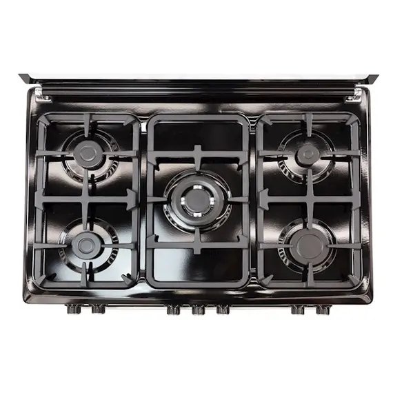გაზქურა Oz OE 9050 BL OBig90X60B5E Coocker, 5Gas, Wok, Oven-Electric, 7Function, Turnspit, Cast Iron,90x60x85, Black, Top glass, 3 image - TechMall.geგაზქურა Oz OE 9050 BL OBig90X60B5E Coocker, 5Gas, Wok, Oven-Electric, 7Function, Turnspit, Cast Iron,90x60x85, Black, Top glass, 3 image - TechMall.ge ,გაზქურა Oz OE 9050 BL OBig90X60B5E Coocker, 5Gas, Wok, Oven-Electric, 7Function, Turnspit, Cast Iron,90x60x85, Black, Top glass, 3 image - TechMall.ge