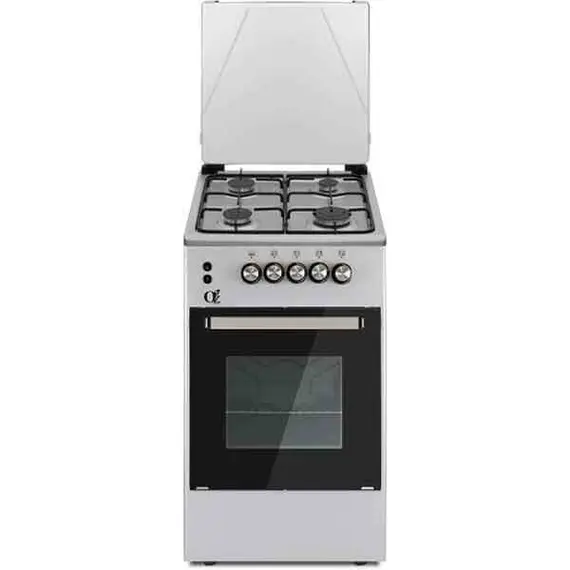 გაზქურა Oz OE 5040 IX OSE50X50X4 Coocker, 4Gas, Oven-Electric, 50x50x85, Silver, Top metal - TechMall.geგაზქურა Oz OE 5040 IX OSE50X50X4 Coocker, 4Gas, Oven-Electric, 50x50x85, Silver, Top metal - TechMall.ge ,გაზქურა Oz OE 5040 IX OSE50X50X4 Coocker, 4Gas, Oven-Electric, 50x50x85, Silver, Top metal - TechMall.ge