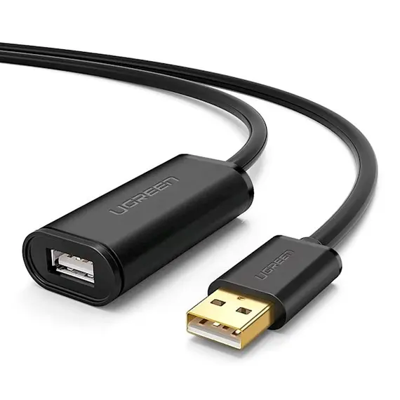 USB დამაგრძლებელი UGREEN US121 (10323) USB 2.0 Active Extension Cable with Chipset 15m (Black) - TechMall.geUSB დამაგრძლებელი UGREEN US121 (10323) USB 2.0 Active Extension Cable with Chipset 15m (Black) - TechMall.ge ,USB დამაგრძლებელი UGREEN US121 (10323) USB 2.0 Active Extension Cable with Chipset 15m (Black) - TechMall.ge