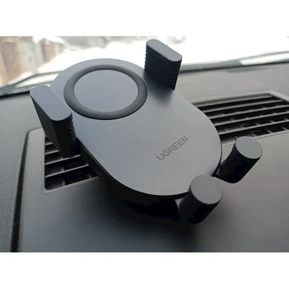 Mobile phone charger UGREEN CD256 (40118) Wireless Car Charger, 15W Auto Induction Phone Holder, Black, 2 image - TechMall.geMobile phone charger UGREEN CD256 (40118) Wireless Car Charger, 15W Auto Induction Phone Holder, Black, 2 image - TechMall.ge ,Mobile phone charger UGREEN CD256 (40118) Wireless Car Charger, 15W Auto Induction Phone Holder, Black, 2 image - TechMall.ge