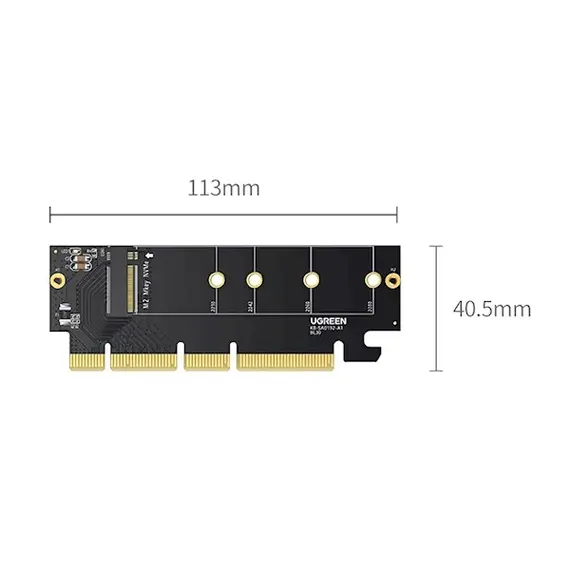 ადაპტერი Ugreen CM465 (30715), UGREEN PCIe 4.0(16×) to M.2 NVMe Expansion Card, 2 image - TechMall.geადაპტერი Ugreen CM465 (30715), UGREEN PCIe 4.0(16×) to M.2 NVMe Expansion Card, 2 image - TechMall.ge ,ადაპტერი Ugreen CM465 (30715), UGREEN PCIe 4.0(16×) to M.2 NVMe Expansion Card, 2 image - TechMall.ge