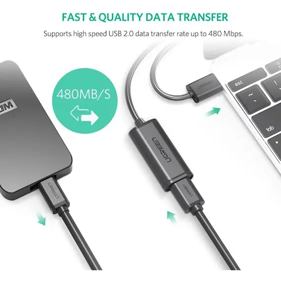 USB დამაგრძელებელი UGREEN (10321) USB Male to USB Female Active Extension Cable with Chipset 10m (Black), 2 image - TechMall.geUSB დამაგრძელებელი UGREEN (10321) USB Male to USB Female Active Extension Cable with Chipset 10m (Black), 2 image - TechMall.ge ,USB დამაგრძელებელი UGREEN (10321) USB Male to USB Female Active Extension Cable with Chipset 10m (Black), 2 image - TechMall.ge
