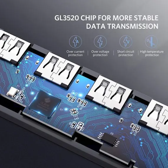USB ჰაბი UGREEN CM219 (50985) UGREEN USB 3.0 4 Ports USB Hub Gray, 6 image - TechMall.geUSB ჰაბი UGREEN CM219 (50985) UGREEN USB 3.0 4 Ports USB Hub Gray, 6 image - TechMall.ge ,USB ჰაბი UGREEN CM219 (50985) UGREEN USB 3.0 4 Ports USB Hub Gray, 6 image - TechMall.ge