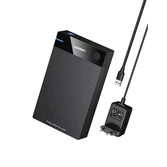 მყარი დისკის ქეისი UGREEN US222 (50422) USB 3.5 Inch HDD Enclosure SSD SATA USB 3.0 power Adapter, 3 image - TechMall.geმყარი დისკის ქეისი UGREEN US222 (50422) USB 3.5 Inch HDD Enclosure SSD SATA USB 3.0 power Adapter, 3 image - TechMall.ge ,მყარი დისკის ქეისი UGREEN US222 (50422) USB 3.5 Inch HDD Enclosure SSD SATA USB 3.0 power Adapter, 3 image - TechMall.ge