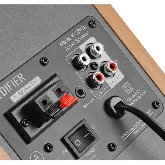 სტუდიური მონიტორი Edifier R1280Ts Active 2.0 Bookshelf Speaker Set, 42W RMS, Brown, 5 image - TechMall.geსტუდიური მონიტორი Edifier R1280Ts Active 2.0 Bookshelf Speaker Set, 42W RMS, Brown, 5 image - TechMall.ge ,სტუდიური მონიტორი Edifier R1280Ts Active 2.0 Bookshelf Speaker Set, 42W RMS, Brown, 5 image - TechMall.ge