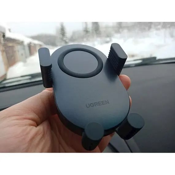 Mobile phone charger UGREEN CD256 (40118) Wireless Car Charger, 15W Auto Induction Phone Holder, Black, 3 image - TechMall.geMobile phone charger UGREEN CD256 (40118) Wireless Car Charger, 15W Auto Induction Phone Holder, Black, 3 image - TechMall.ge ,Mobile phone charger UGREEN CD256 (40118) Wireless Car Charger, 15W Auto Induction Phone Holder, Black, 3 image - TechMall.ge