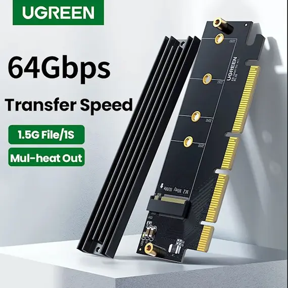 ადაპტერი Ugreen CM465 (30715), UGREEN PCIe 4.0(16×) to M.2 NVMe Expansion Card, 7 image - TechMall.geადაპტერი Ugreen CM465 (30715), UGREEN PCIe 4.0(16×) to M.2 NVMe Expansion Card, 7 image - TechMall.ge ,ადაპტერი Ugreen CM465 (30715), UGREEN PCIe 4.0(16×) to M.2 NVMe Expansion Card, 7 image - TechMall.ge