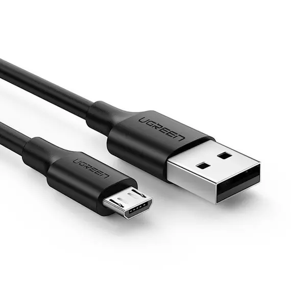 USB კაბელი UGREEN (60138) USB to Micro USB Cable Nickel Plating 2m (Black), 2 image - TechMall.geUSB კაბელი UGREEN (60138) USB to Micro USB Cable Nickel Plating 2m (Black), 2 image - TechMall.ge ,USB კაბელი UGREEN (60138) USB to Micro USB Cable Nickel Plating 2m (Black), 2 image - TechMall.ge