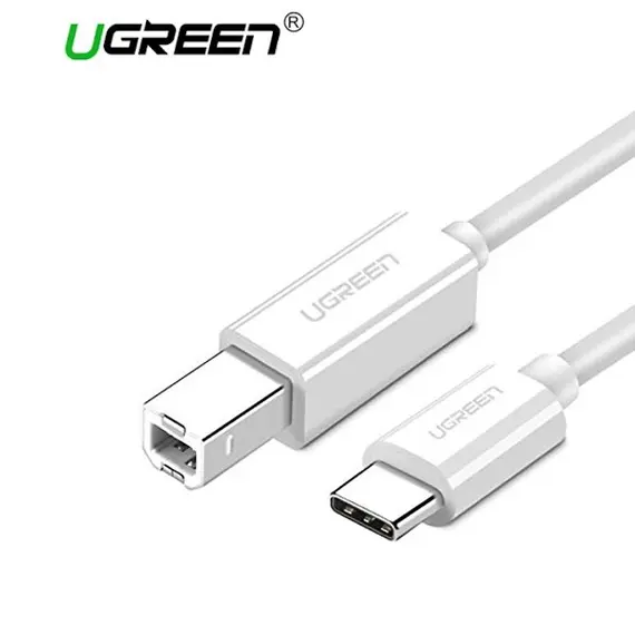 პრინტერის კაბელი UGREEN US241 (40417) USB Type C to USB-B Cable White 1.5M - TechMall.geპრინტერის კაბელი UGREEN US241 (40417) USB Type C to USB-B Cable White 1.5M - TechMall.ge ,პრინტერის კაბელი UGREEN US241 (40417) USB Type C to USB-B Cable White 1.5M - TechMall.ge