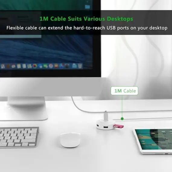 USB ჰაბი UGREEN CR106 (20270) USB 2.0 4 PORTS HUB 1M WHITE, 5 image - TechMall.geUSB ჰაბი UGREEN CR106 (20270) USB 2.0 4 PORTS HUB 1M WHITE, 5 image - TechMall.ge ,USB ჰაბი UGREEN CR106 (20270) USB 2.0 4 PORTS HUB 1M WHITE, 5 image - TechMall.ge