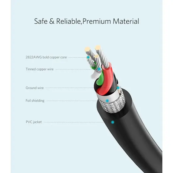 USB კაბელი UGREEN (60138) USB to Micro USB Cable Nickel Plating 2m (Black), 4 image - TechMall.geUSB კაბელი UGREEN (60138) USB to Micro USB Cable Nickel Plating 2m (Black), 4 image - TechMall.ge ,USB კაბელი UGREEN (60138) USB to Micro USB Cable Nickel Plating 2m (Black), 4 image - TechMall.ge