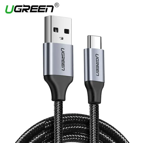 USB კაბელი Ugreen US288 (60126) UGREEN USB 2.0 A to Type C Cable Nickel Plating Aluminum Braid 1m (Black) - TechMall.geUSB კაბელი Ugreen US288 (60126) UGREEN USB 2.0 A to Type C Cable Nickel Plating Aluminum Braid 1m (Black) - TechMall.ge ,USB კაბელი Ugreen US288 (60126) UGREEN USB 2.0 A to Type C Cable Nickel Plating Aluminum Braid 1m (Black) - TechMall.ge