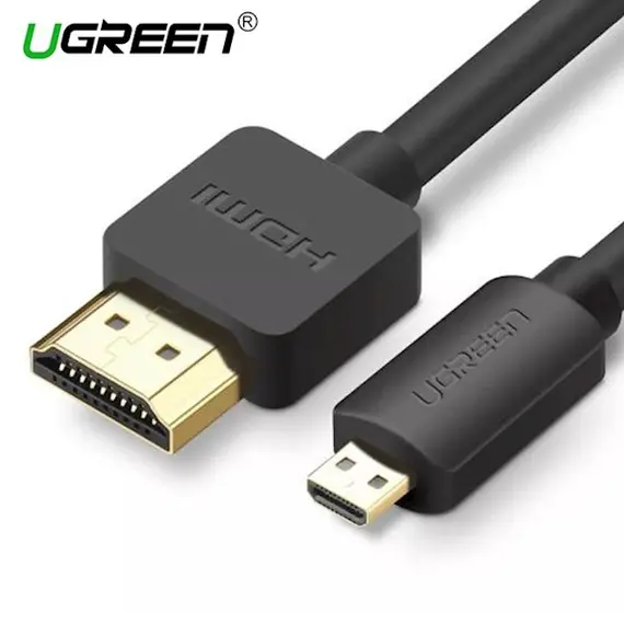 HDMI კაბელი UGREEN HD127 (30102) Micro HDMI to HDMI Cable 1.5m (Black) - TechMall.geHDMI კაბელი UGREEN HD127 (30102) Micro HDMI to HDMI Cable 1.5m (Black) - TechMall.ge ,HDMI კაბელი UGREEN HD127 (30102) Micro HDMI to HDMI Cable 1.5m (Black) - TechMall.ge
