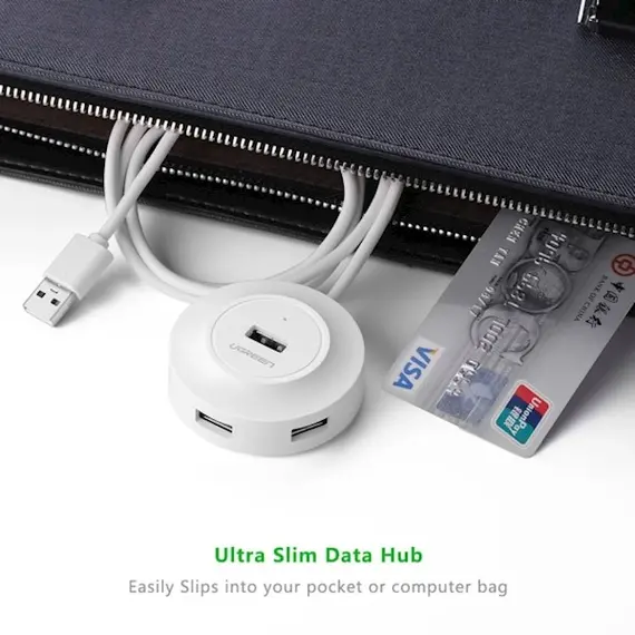 USB ჰაბი UGREEN CR106 (20270) USB 2.0 4 PORTS HUB 1M WHITE, 6 image - TechMall.geUSB ჰაბი UGREEN CR106 (20270) USB 2.0 4 PORTS HUB 1M WHITE, 6 image - TechMall.ge ,USB ჰაბი UGREEN CR106 (20270) USB 2.0 4 PORTS HUB 1M WHITE, 6 image - TechMall.ge