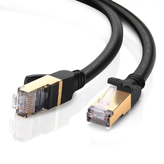 ქსელის კაბელი UGREEN NW107 (11277) Cat7 Patch Cord STP Ethernet Lan Cable 1.5m (Black), 4 image - TechMall.geქსელის კაბელი UGREEN NW107 (11277) Cat7 Patch Cord STP Ethernet Lan Cable 1.5m (Black), 4 image - TechMall.ge ,ქსელის კაბელი UGREEN NW107 (11277) Cat7 Patch Cord STP Ethernet Lan Cable 1.5m (Black), 4 image - TechMall.ge
