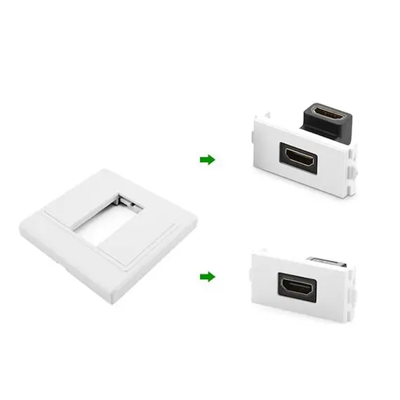 HDMI როზეტის ადაპტერი UGREEN (20316) Wall Plate Frame HDMI Casing Panel Adapter PC Material, 5 image - TechMall.geHDMI როზეტის ადაპტერი UGREEN (20316) Wall Plate Frame HDMI Casing Panel Adapter PC Material, 5 image - TechMall.ge ,HDMI როზეტის ადაპტერი UGREEN (20316) Wall Plate Frame HDMI Casing Panel Adapter PC Material, 5 image - TechMall.ge