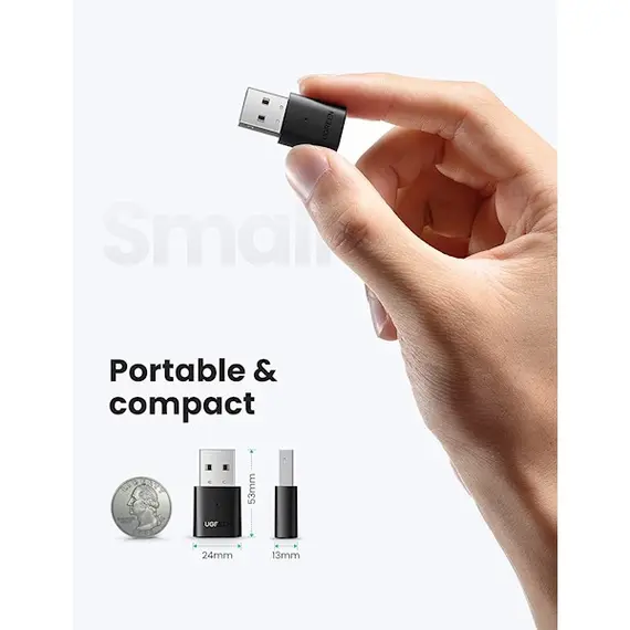 ადაპტერი UGREEN USB Bluetooth 5.0 Adapter (CM390) 80889, 4 image - TechMall.geადაპტერი UGREEN USB Bluetooth 5.0 Adapter (CM390) 80889, 4 image - TechMall.ge ,ადაპტერი UGREEN USB Bluetooth 5.0 Adapter (CM390) 80889, 4 image - TechMall.ge