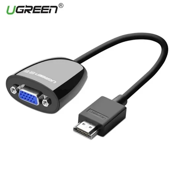 ადაპტერი UGREEN MM105 (40253) HDMI to VGA converter without Audio Black - TechMall.geადაპტერი UGREEN MM105 (40253) HDMI to VGA converter without Audio Black - TechMall.ge ,ადაპტერი UGREEN MM105 (40253) HDMI to VGA converter without Audio Black - TechMall.ge