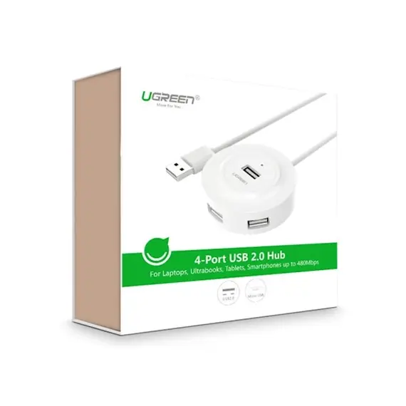 USB ჰაბი UGREEN CR106 (20270) USB 2.0 4 PORTS HUB 1M WHITE, 7 image - TechMall.geUSB ჰაბი UGREEN CR106 (20270) USB 2.0 4 PORTS HUB 1M WHITE, 7 image - TechMall.ge ,USB ჰაბი UGREEN CR106 (20270) USB 2.0 4 PORTS HUB 1M WHITE, 7 image - TechMall.ge
