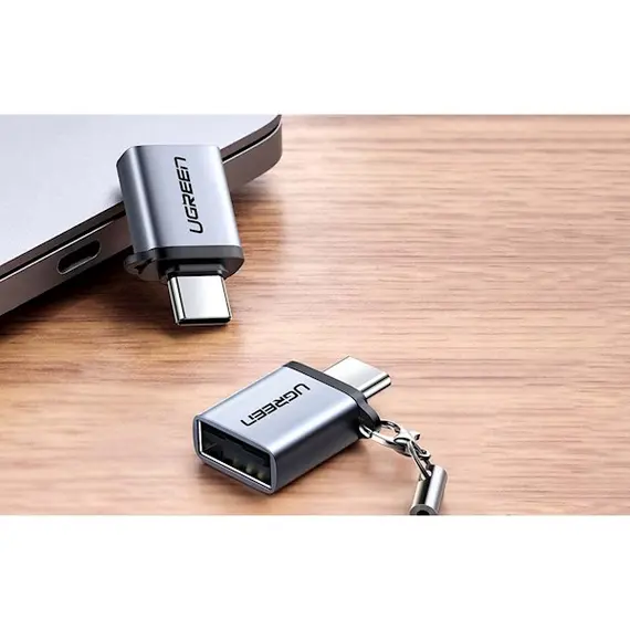USB ადაპტერი UGREEN US270 (50283) OTG Type C to USB 3.0 A Adapter Cable with Lanyard (Black), 3 image - TechMall.geUSB ადაპტერი UGREEN US270 (50283) OTG Type C to USB 3.0 A Adapter Cable with Lanyard (Black), 3 image - TechMall.ge ,USB ადაპტერი UGREEN US270 (50283) OTG Type C to USB 3.0 A Adapter Cable with Lanyard (Black), 3 image - TechMall.ge