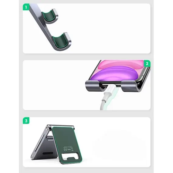 მობილურის დამჭერი UGREEN 80708 Phone Holder with Roller, 4 image - TechMall.geმობილურის დამჭერი UGREEN 80708 Phone Holder with Roller, 4 image - TechMall.ge ,მობილურის დამჭერი UGREEN 80708 Phone Holder with Roller, 4 image - TechMall.ge