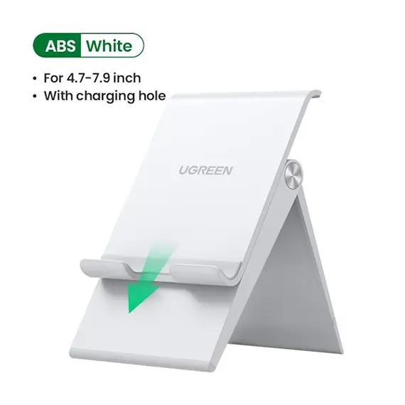მობილურის დამჭერი UGREEN 80704 Adjustable Portable Stand (White), 9 image - TechMall.geმობილურის დამჭერი UGREEN 80704 Adjustable Portable Stand (White), 9 image - TechMall.ge ,მობილურის დამჭერი UGREEN 80704 Adjustable Portable Stand (White), 9 image - TechMall.ge