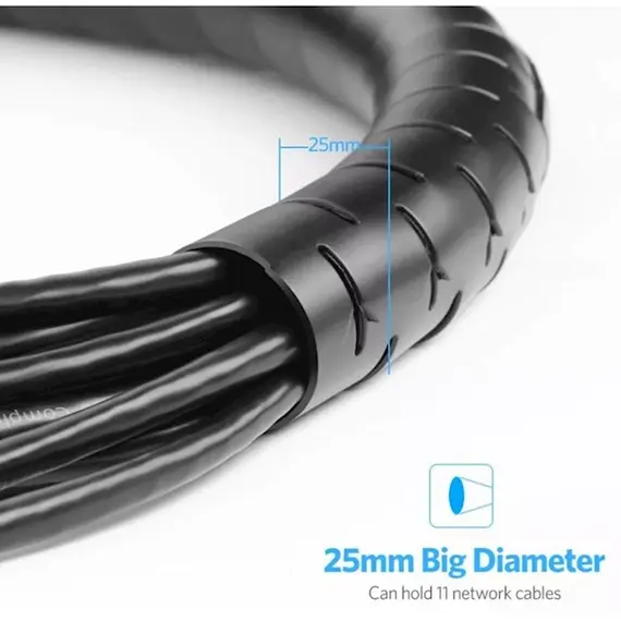 კაბელ მენეჯმენტი UGREEN 30820 Protection Tube DIA 25mm 5m (Black), 2 image - TechMall.geკაბელ მენეჯმენტი UGREEN 30820 Protection Tube DIA 25mm 5m (Black), 2 image - TechMall.ge ,კაბელ მენეჯმენტი UGREEN 30820 Protection Tube DIA 25mm 5m (Black), 2 image - TechMall.ge