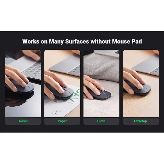 მაუსი Ugreen MU001 (90373), Wireless, 4000DPI, USB, Mouse, Light Gray, 6 image - TechMall.geმაუსი Ugreen MU001 (90373), Wireless, 4000DPI, USB, Mouse, Light Gray, 6 image - TechMall.ge ,მაუსი Ugreen MU001 (90373), Wireless, 4000DPI, USB, Mouse, Light Gray, 6 image - TechMall.ge