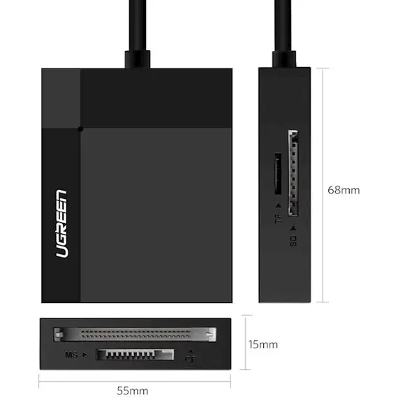 ბარათის წამკითხველი UGREEN CR125 (30333) USB 3.0 All-in-One Card Reader 0.5M, 6 image - TechMall.geბარათის წამკითხველი UGREEN CR125 (30333) USB 3.0 All-in-One Card Reader 0.5M, 6 image - TechMall.ge ,ბარათის წამკითხველი UGREEN CR125 (30333) USB 3.0 All-in-One Card Reader 0.5M, 6 image - TechMall.ge