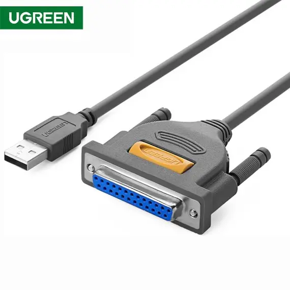 პრინტერის კაბელი UGREEN US167 (20224) USB to DB25 Parallel Printer Cable 2m - TechMall.geპრინტერის კაბელი UGREEN US167 (20224) USB to DB25 Parallel Printer Cable 2m - TechMall.ge ,პრინტერის კაბელი UGREEN US167 (20224) USB to DB25 Parallel Printer Cable 2m - TechMall.ge