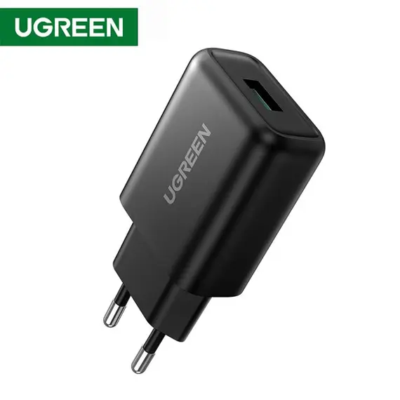 მობილურის დამტენი UGREEN 70273 Quick Charge 3.0 USB Charger EU Black - TechMall.geმობილურის დამტენი UGREEN 70273 Quick Charge 3.0 USB Charger EU Black - TechMall.ge ,მობილურის დამტენი UGREEN 70273 Quick Charge 3.0 USB Charger EU Black - TechMall.ge