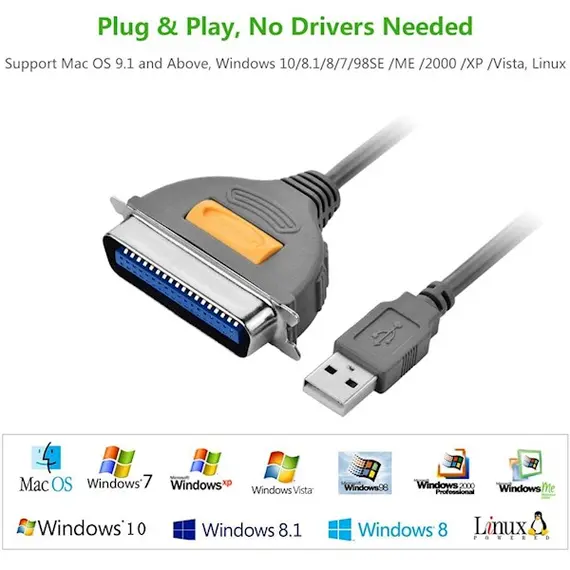 პრინტერის კაბელი UGREEN CR124 (20225) USB to CN36 IEEE1284 Parallel Printer Cable 2m, 4 image - TechMall.geპრინტერის კაბელი UGREEN CR124 (20225) USB to CN36 IEEE1284 Parallel Printer Cable 2m, 4 image - TechMall.ge ,პრინტერის კაბელი UGREEN CR124 (20225) USB to CN36 IEEE1284 Parallel Printer Cable 2m, 4 image - TechMall.ge