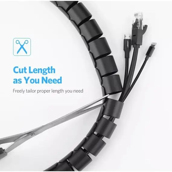 კაბელ მენეჯმენტი UGREEN 30820 Protection Tube DIA 25mm 5m (Black), 3 image - TechMall.geკაბელ მენეჯმენტი UGREEN 30820 Protection Tube DIA 25mm 5m (Black), 3 image - TechMall.ge ,კაბელ მენეჯმენტი UGREEN 30820 Protection Tube DIA 25mm 5m (Black), 3 image - TechMall.ge