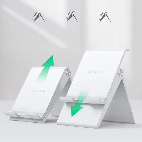 მობილურის დამჭერი UGREEN 80704 Adjustable Portable Stand (White), 3 image - TechMall.geმობილურის დამჭერი UGREEN 80704 Adjustable Portable Stand (White), 3 image - TechMall.ge ,მობილურის დამჭერი UGREEN 80704 Adjustable Portable Stand (White), 3 image - TechMall.ge